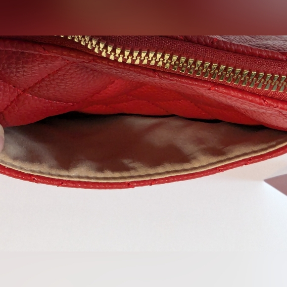 Grace Elizabeth Designer Red Padded Clutch NWT - Picture 3 of 9